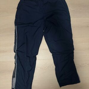 Reebok Men's Dark Blue Joggers with White Accents